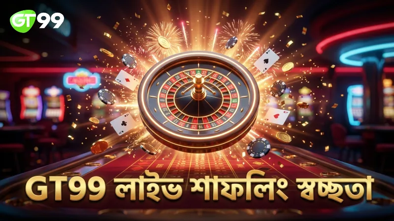 GT99 প্ল্যাটফর্মে লাইভ ডিলারের সাথে স্বচ্ছ কার্ড শাফলিং