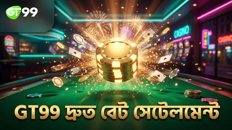 GT99 বেট সেটেলমেন্ট প্রক্রিয়া দ্রুত ও স্বচ্ছ।