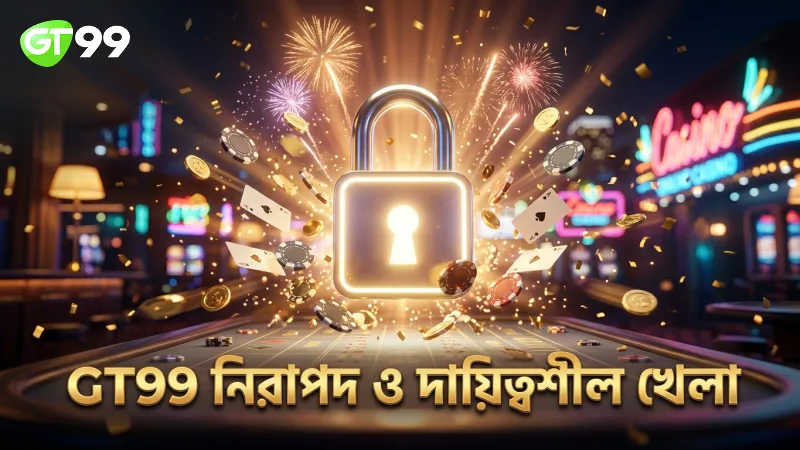 নিরাপত্তা ও দায়িত্বশীল গেমিং GT99-এ অগ্রাধিকার