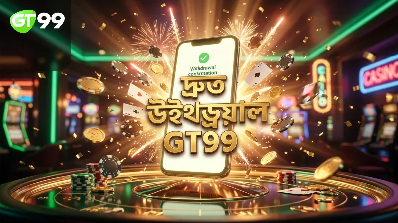 দ্রুত উইথড্রয়ালের জন্য GT99 এর নির্ভরযোগ্য প্রক্রিয়া।
