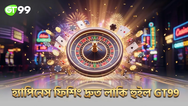 হ্যাপিনেস ফিশিং লাকি হুইল মোড দ্রুত গেমপ্লে প্রদান করে