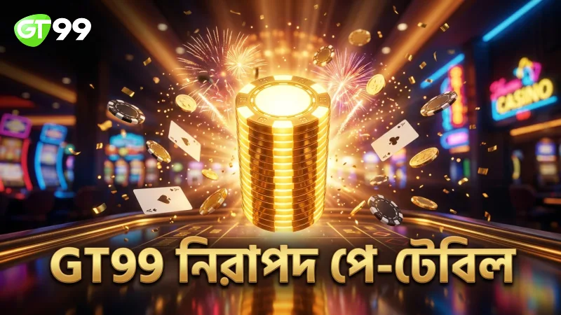 GT99 স্বচ্ছ পে-টেবিল ও হুইল স্পিন ভেরিফিকেশন নিশ্চিত করে নিরাপত্তা