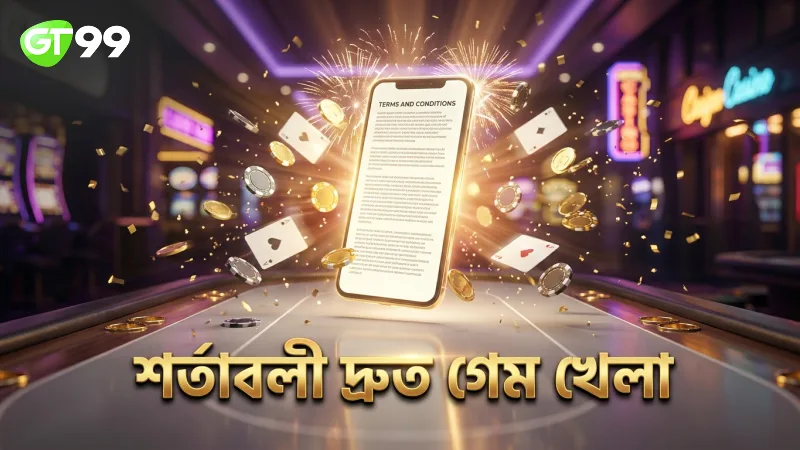 শর্তাবলী বুঝে দ্রুত গেম খেলা শুরু করা যায়
