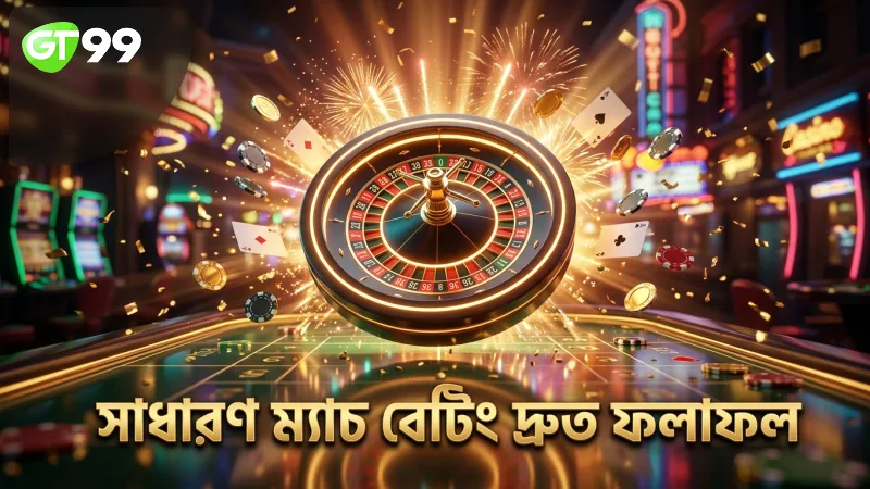 সাধারণ ম্যাচ বেটিংয়ে দ্রুত ফলাফল পাওয়া যায় বেশি